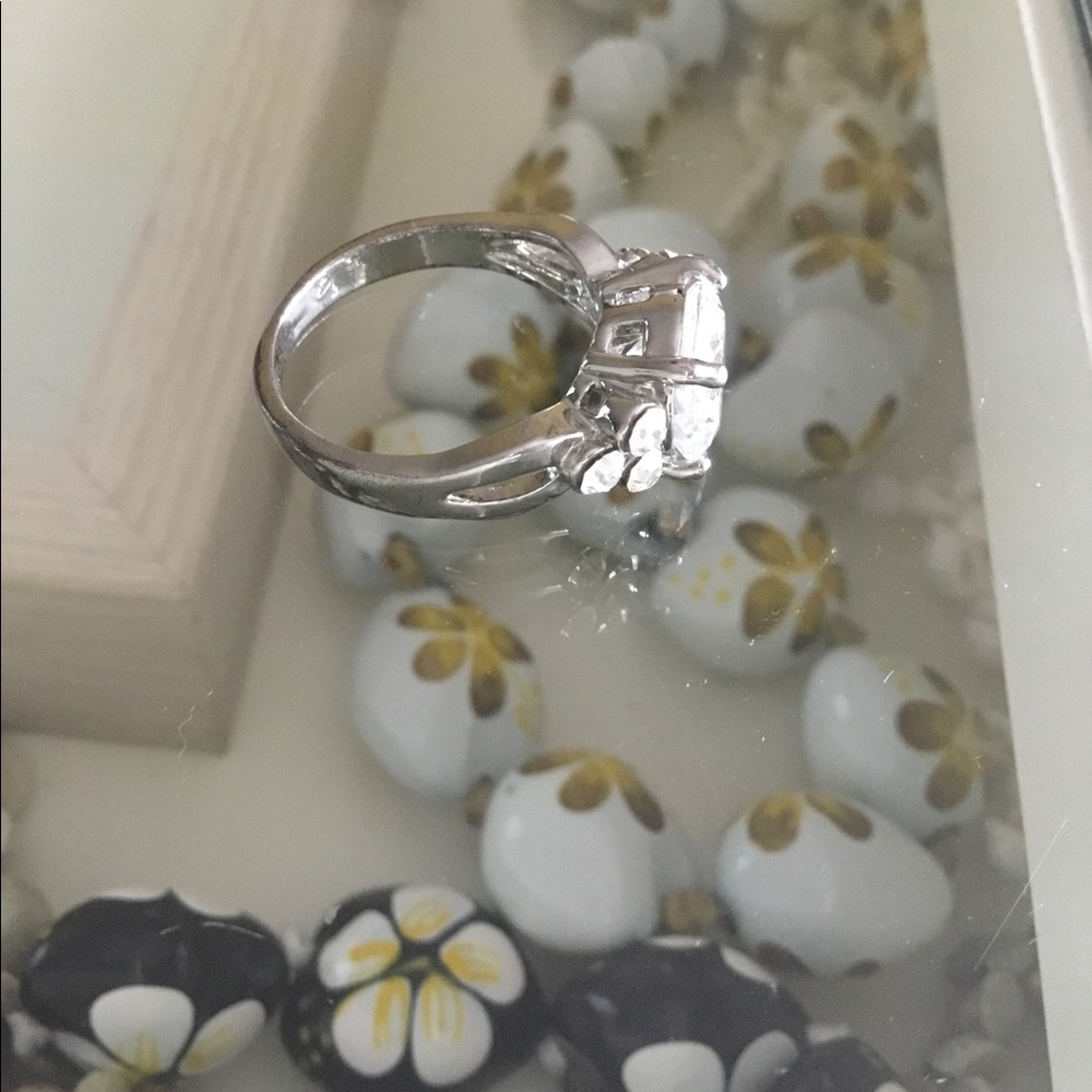 Costume Fake Engagement Diamond Ring